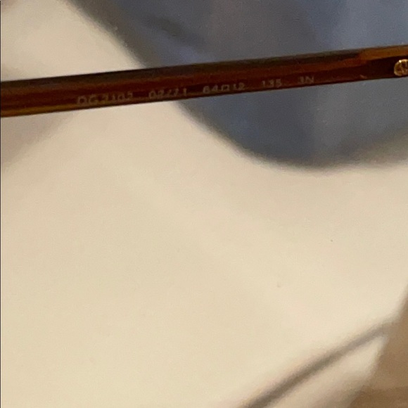 Dolce and Gabbana brown gold tortoise sunglasses - Picture 5 of 7